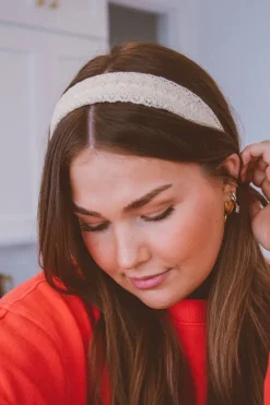Andi Romantic Lace Hard Headband