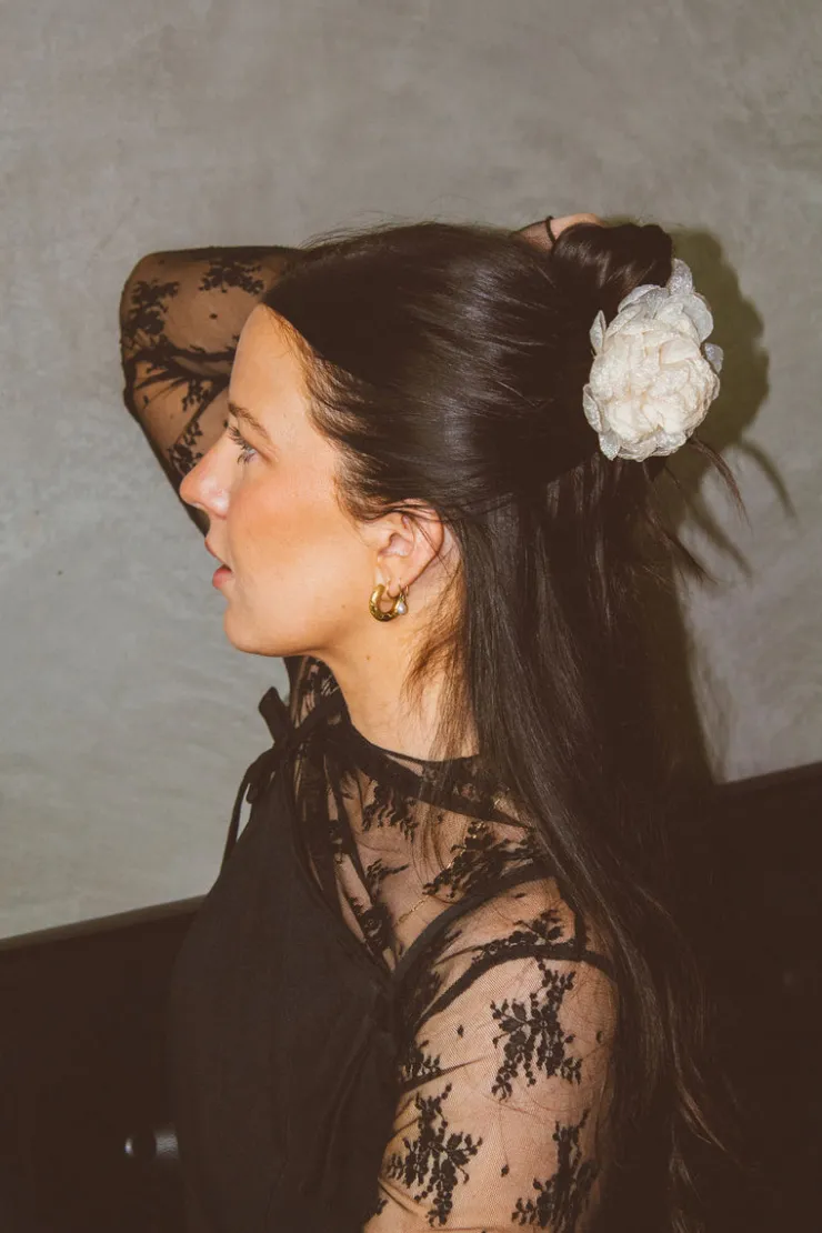 Andi Rose Ruffle Claw Clip