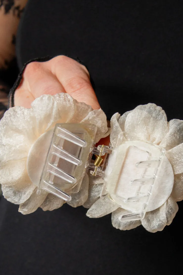 Andi Rose Ruffle Claw Clip