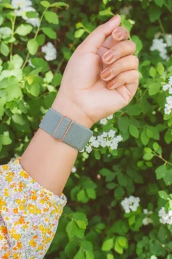 Andi Sage Adjustable Elastic Watch Band