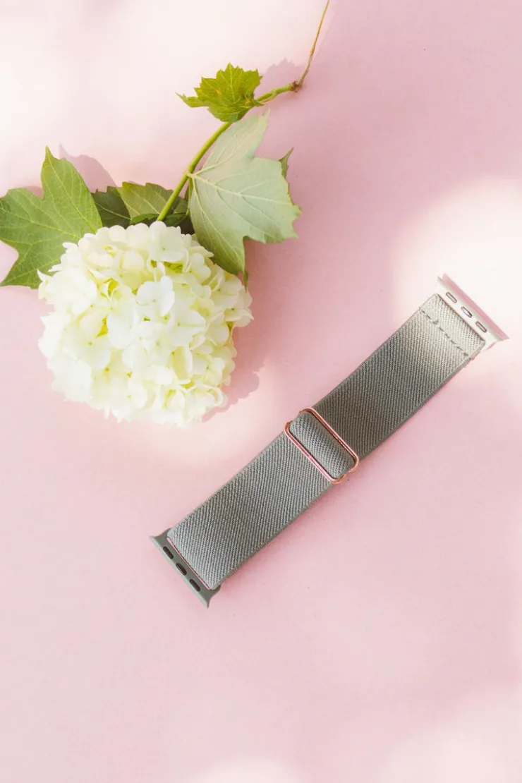 Andi Sage Adjustable Elastic Watch Band
