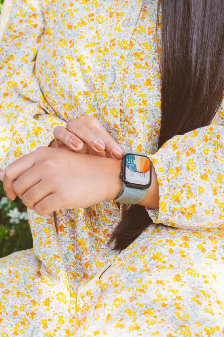 Andi Sage Adjustable Elastic Watch Band