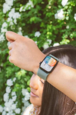 Andi Sage Adjustable Elastic Watch Band