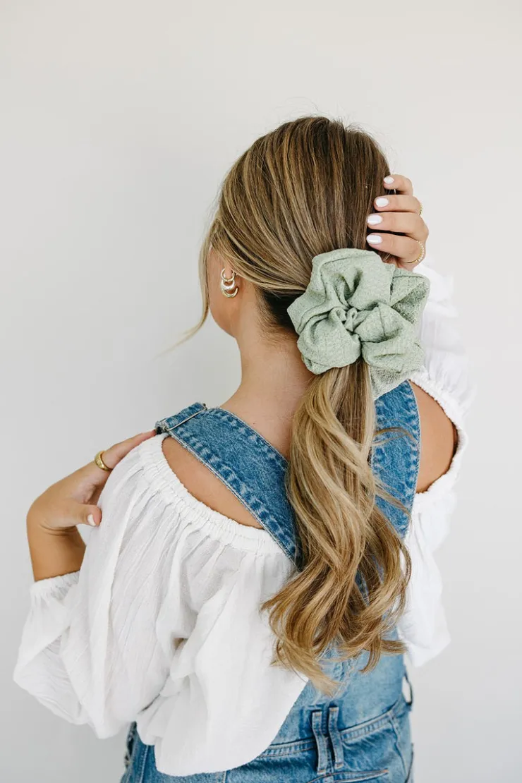 Andi Sagewood Jumbo Scrunchie