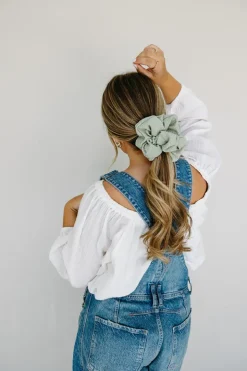 Andi Sagewood Jumbo Scrunchie