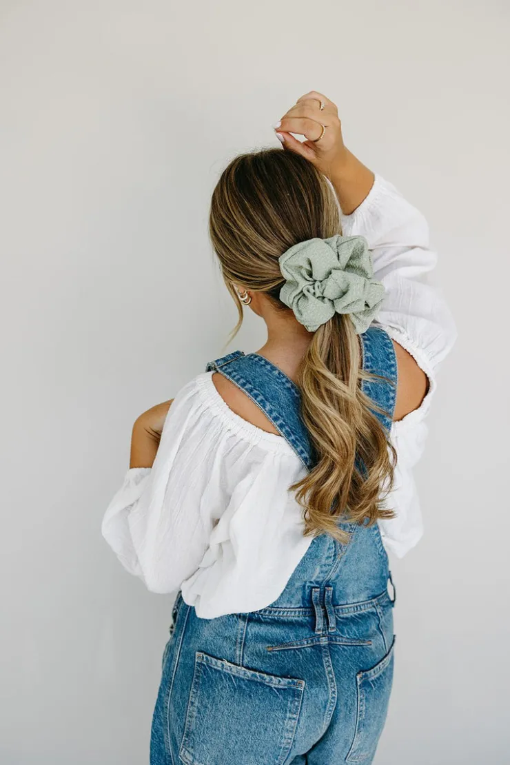 Andi Sagewood Jumbo Scrunchie
