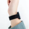 Andi Samsung Black Floral Silicone Watch Band