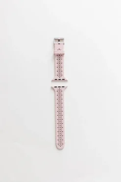 Andi Samsung Blush Pink Floral Silicone Watch Band