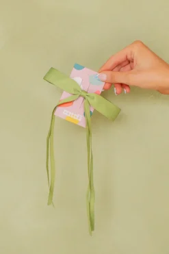 Andi Satin Ribbon Long Bow Clip