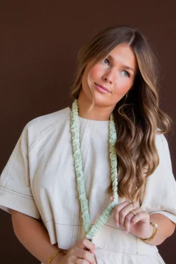 Andi Sea-Foam Green Lanyard