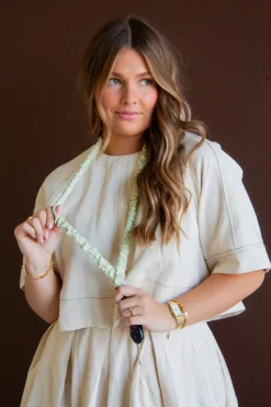 Andi Sea-Foam Green Lanyard