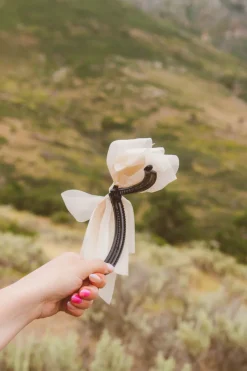 Andi Sheer Bow Banana Claw Clip