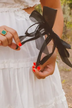 Andi Sheer Bow Banana Claw Clip