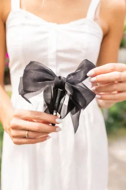 Andi Sheer Bow Banana Claw Clip