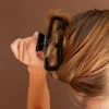 Andi Shiny Black XL Claw Clip