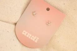 Andi Silver Bows Stud Earrings