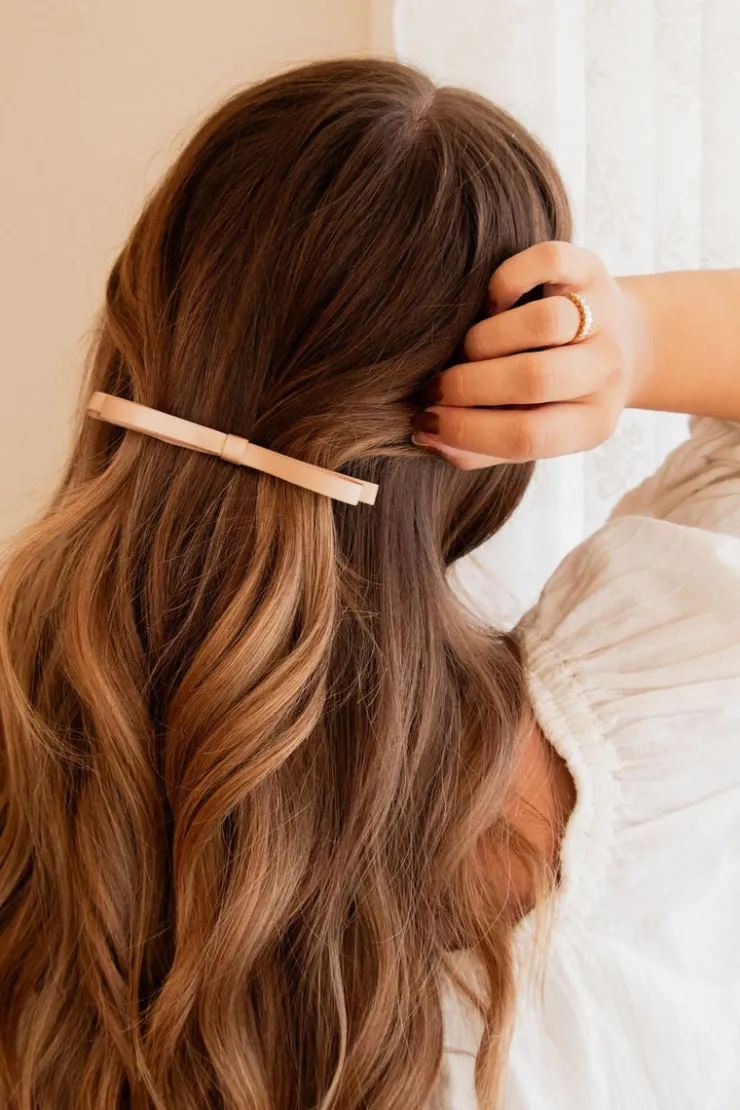 Andi Skinny Loop Bow Barrette