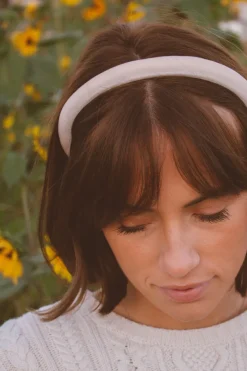 Andi Slim Velvet Hard Headband
