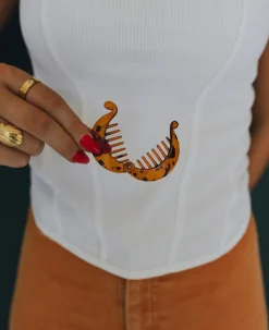 Andi Small Flat Banana Clip