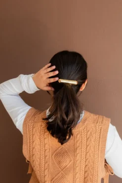 Andi Smooth Metal Barrette