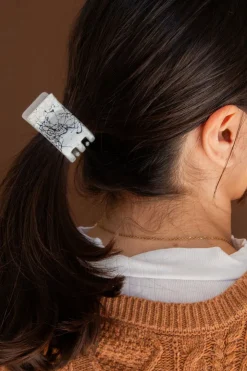 Andi Splatter Ponytail Claw Clip