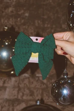 Andi Spruce Waffle Bow