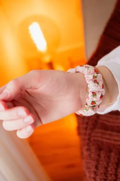 Andi Strawberry Fields Scrunchie Band Compatible with Apple Watch