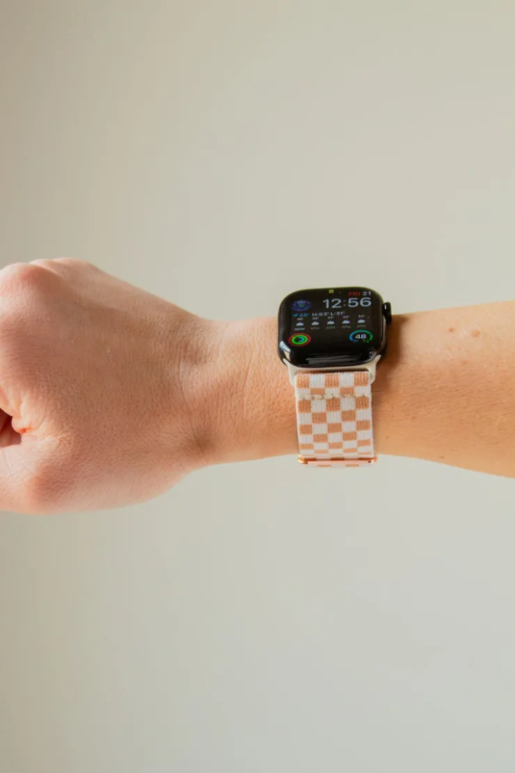 Andi Tan Checkerboard Adjustable Elastic