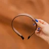 Andi Thin Brown Leather Headband