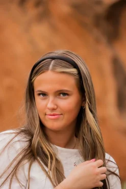 Andi Thin Satin Headband
