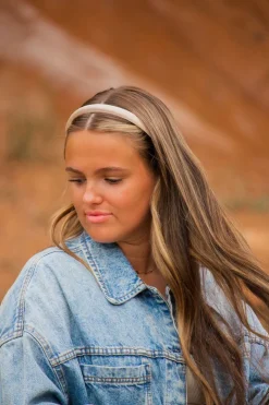 Andi Thin Satin Headband