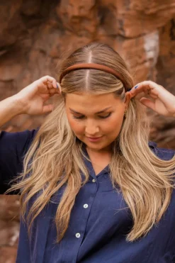 Andi Thin Satin Headband