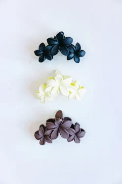 Andi Trio Flower Claw Clip