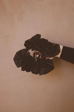 Andi Twinkle Black Bow Claw Clip