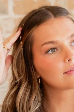 Andi Twisted Gold Headband