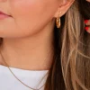 Andi Twisted Hoop Earrings
