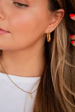 Andi Twisted Hoop Earrings