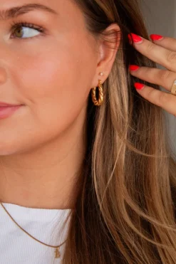 Andi Twisted Hoop Earrings