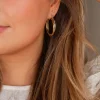 Andi Two Tone Hoops