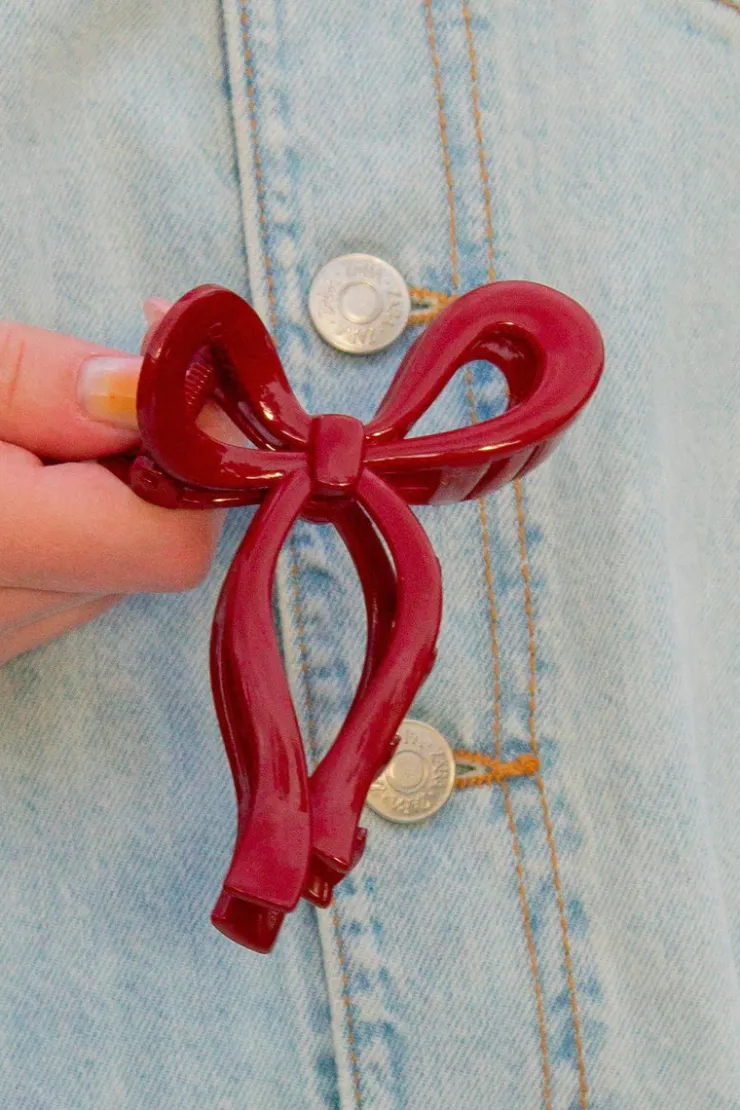 Andi Vintage Bow Claw Clip