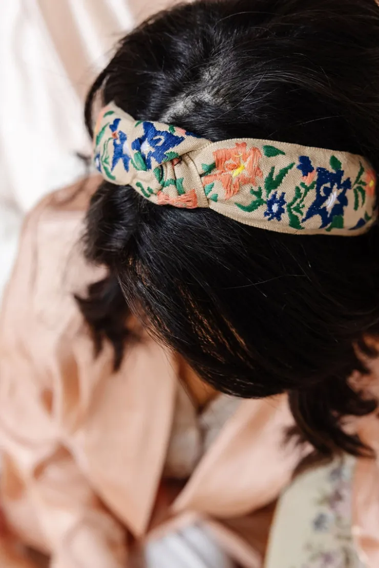 Andi Vintage Floral Hard Headband