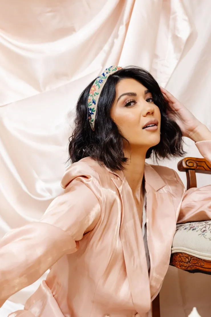 Andi Vintage Floral Hard Headband