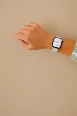 Andi Warm White Magnetic Loop Watch Band