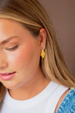 Andi Wing Tip Studs - Hypoallergenic