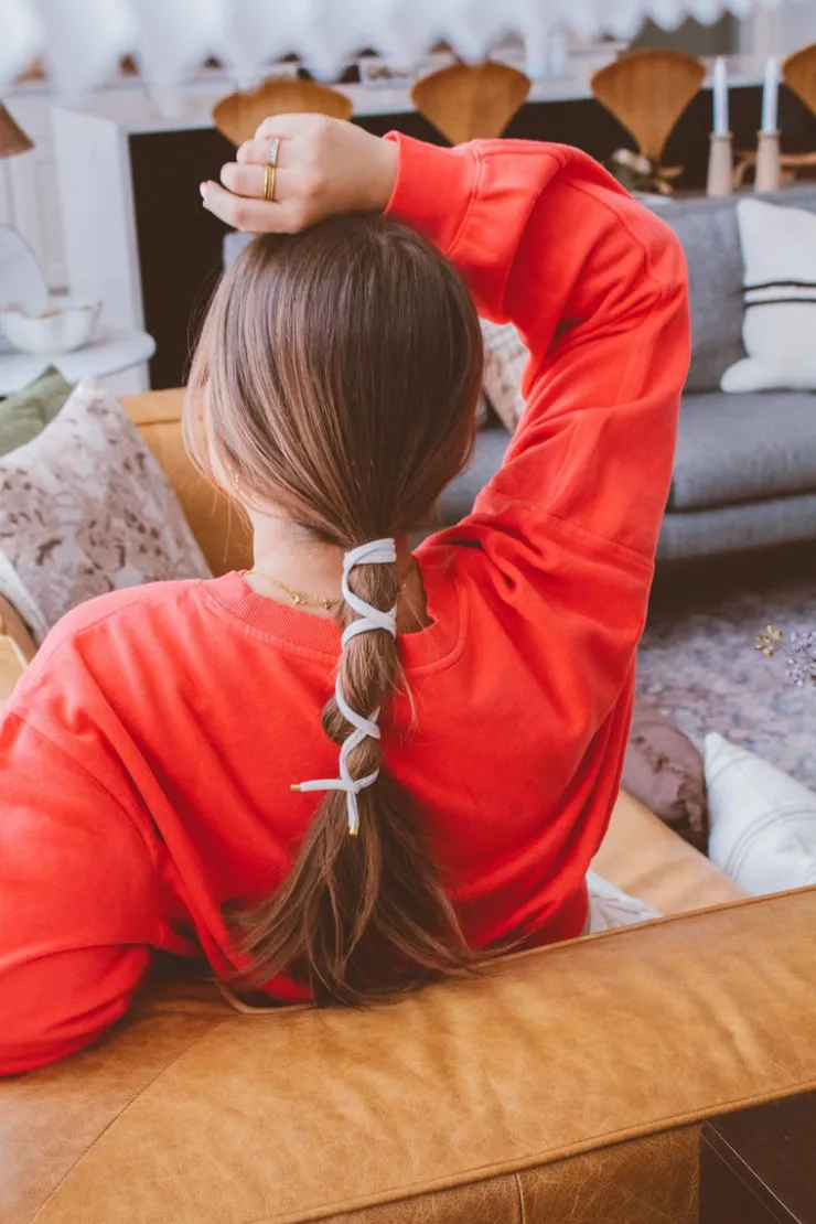 Andi Wire Leather Ponytail Wrap